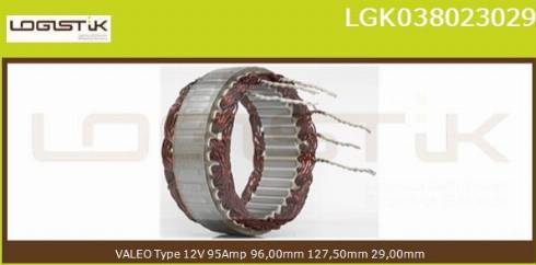 LGK LGK038023029 - Stator, alternateur cwaw.fr