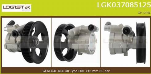 LGK LGK037085125 - Pompe hydraulique, direction cwaw.fr