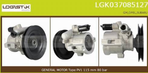 LGK LGK037085127 - Pompe hydraulique, direction cwaw.fr