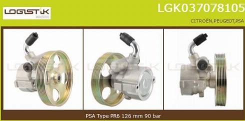 LGK LGK037078105 - Pompe hydraulique, direction cwaw.fr