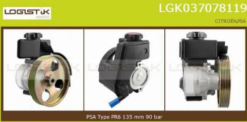 LGK LGK037078119 - Pompe hydraulique, direction cwaw.fr