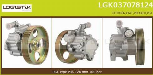 LGK LGK037078124 - Pompe hydraulique, direction cwaw.fr