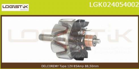 LGK LGK024054002 - Rotor, alternateur cwaw.fr