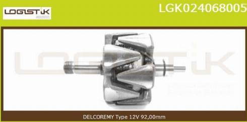 LGK LGK024068005 - Rotor, alternateur cwaw.fr