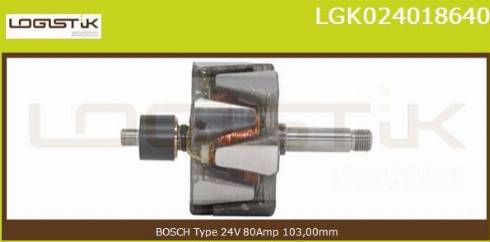 LGK LGK024018640 - Rotor, alternateur cwaw.fr