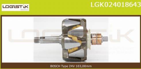 LGK LGK024018643 - Rotor, alternateur cwaw.fr