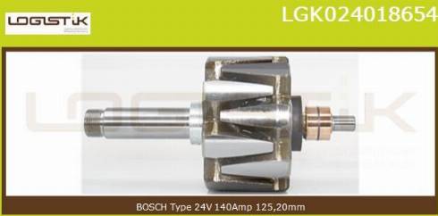 LGK LGK024018654 - Rotor, alternateur cwaw.fr