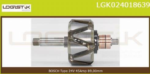 LGK LGK024018639 - Rotor, alternateur cwaw.fr