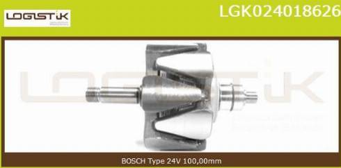 LGK LGK024018626 - Rotor, alternateur cwaw.fr