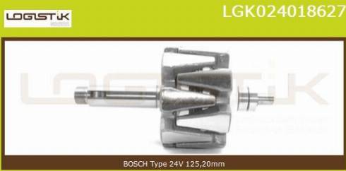 LGK LGK024018627 - Rotor, alternateur cwaw.fr