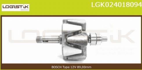 LGK LGK024018094 - Rotor, alternateur cwaw.fr