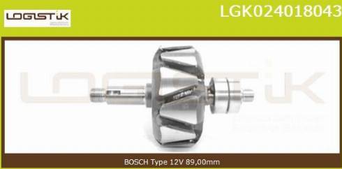 LGK LGK024018043 - Rotor, alternateur cwaw.fr