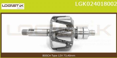 LGK LGK024018002 - Rotor, alternateur cwaw.fr