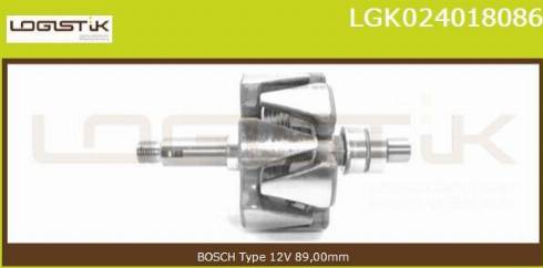 LGK LGK024018086 - Rotor, alternateur cwaw.fr