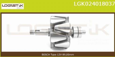 LGK LGK024018037 - Rotor, alternateur cwaw.fr