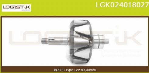 LGK LGK024018027 - Rotor, alternateur cwaw.fr