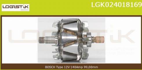 LGK LGK024018169 - Rotor, alternateur cwaw.fr