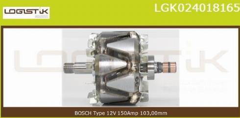 LGK LGK024018165 - Rotor, alternateur cwaw.fr