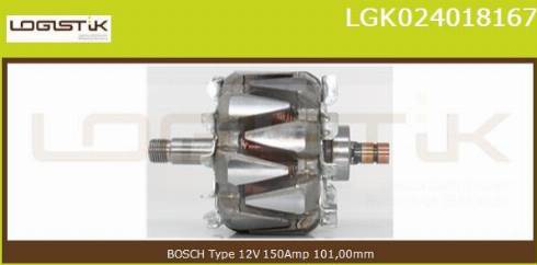 LGK LGK024018167 - Rotor, alternateur cwaw.fr