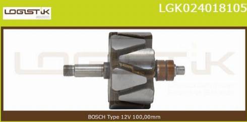 LGK LGK024018105 - Rotor, alternateur cwaw.fr