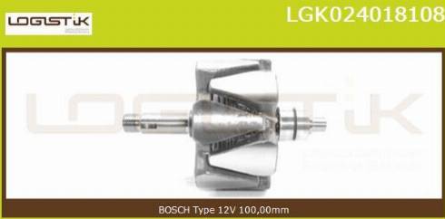 LGK LGK024018108 - Rotor, alternateur cwaw.fr