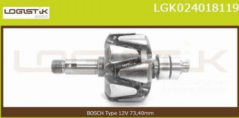 LGK LGK024018119 - Rotor, alternateur cwaw.fr