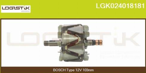 LGK LGK024018181 - Rotor, alternateur cwaw.fr