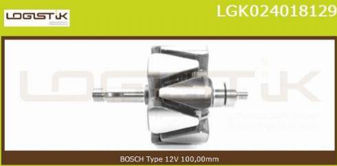 LGK LGK024018129 - Rotor, alternateur cwaw.fr