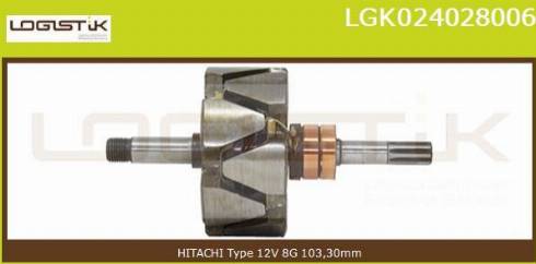 LGK LGK024028006 - Rotor, alternateur cwaw.fr