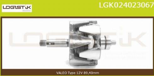 LGK LGK024023067 - Rotor, alternateur cwaw.fr