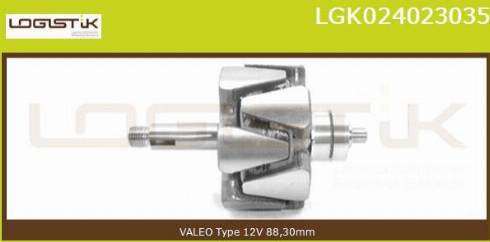 LGK LGK024023035 - Rotor, alternateur cwaw.fr