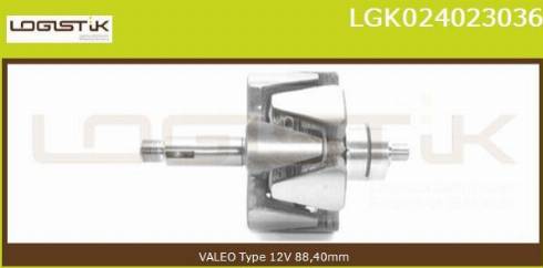 LGK LGK024023036 - Rotor, alternateur cwaw.fr