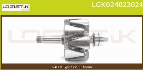 LGK LGK024023024 - Rotor, alternateur cwaw.fr