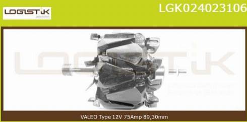 LGK LGK024023106 - Rotor, alternateur cwaw.fr