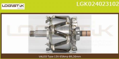 LGK LGK024023102 - Rotor, alternateur cwaw.fr