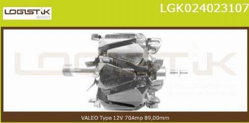 LGK LGK024023107 - Rotor, alternateur cwaw.fr