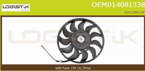 LGK OEM014081338 - Ventilateur, refroidissement du moteur cwaw.fr