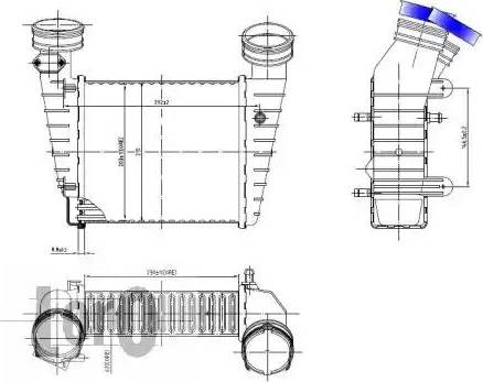 Loro 053-018-0001 - Intercooler, échangeur cwaw.fr