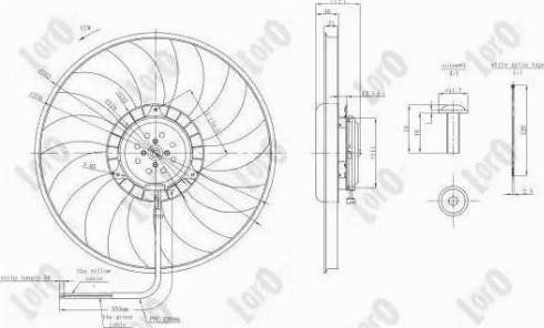 Loro 003-014-0003 - Ventilateur, refroidissement du moteur cwaw.fr