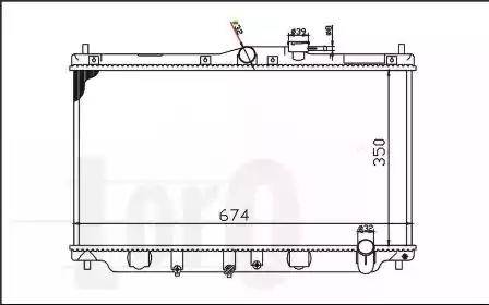 Loro 018-017-0019 - Radiateur, refroidissement du moteur cwaw.fr