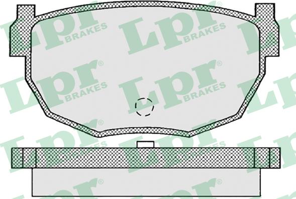 LPR 05P945 - Kit de plaquettes de frein, frein à disque cwaw.fr