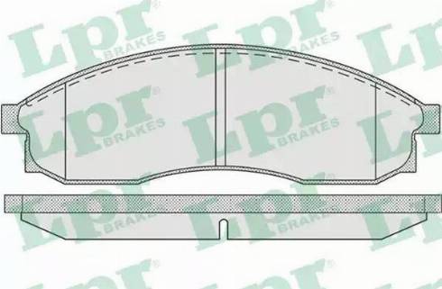 LPR 05P942 - Kit de plaquettes de frein, frein à disque cwaw.fr