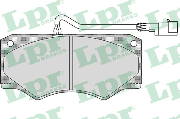 LPR 05P962 - Kit de plaquettes de frein, frein à disque cwaw.fr