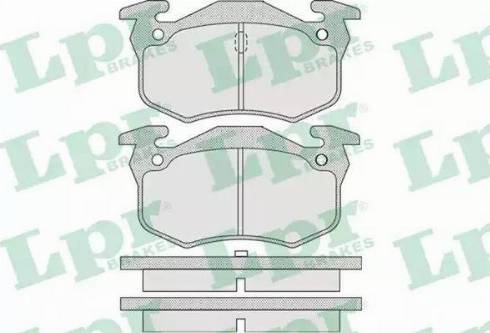 LPR 05P914 - Kit de plaquettes de frein, frein à disque cwaw.fr