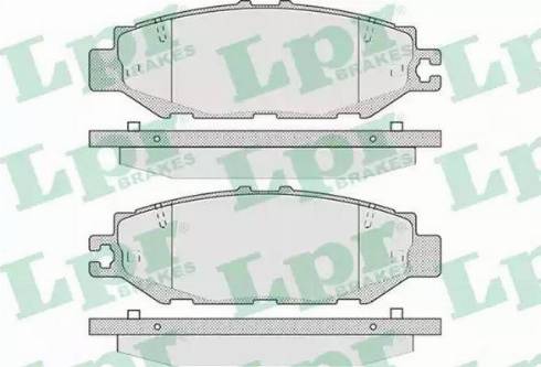 LPR 05P939 - Kit de plaquettes de frein, frein à disque cwaw.fr