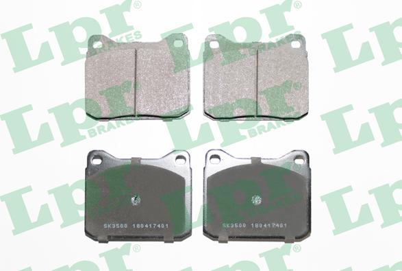 LPR 05P401 - Kit de plaquettes de frein, frein à disque cwaw.fr