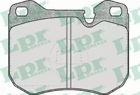 LPR 05P402 - Kit de plaquettes de frein, frein à disque cwaw.fr