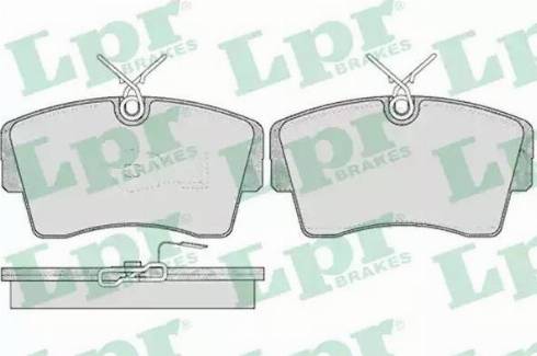 LPR 05P407 - Kit de plaquettes de frein, frein à disque cwaw.fr