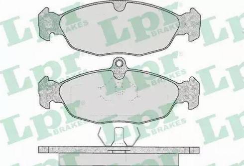 BOSCH 986460938 - Kit de plaquettes de frein, frein à disque cwaw.fr