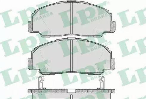 LPR 05P549 - Kit de plaquettes de frein, frein à disque cwaw.fr